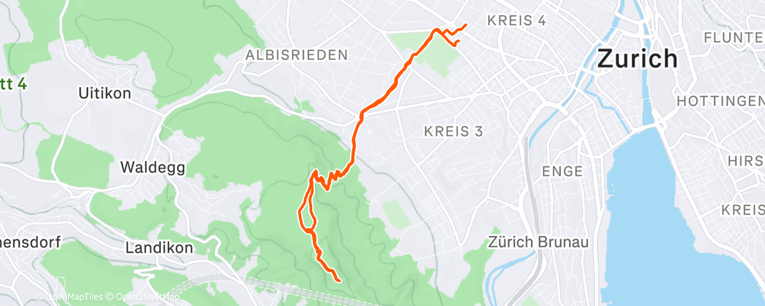 Map of the activity, Uto Thursday