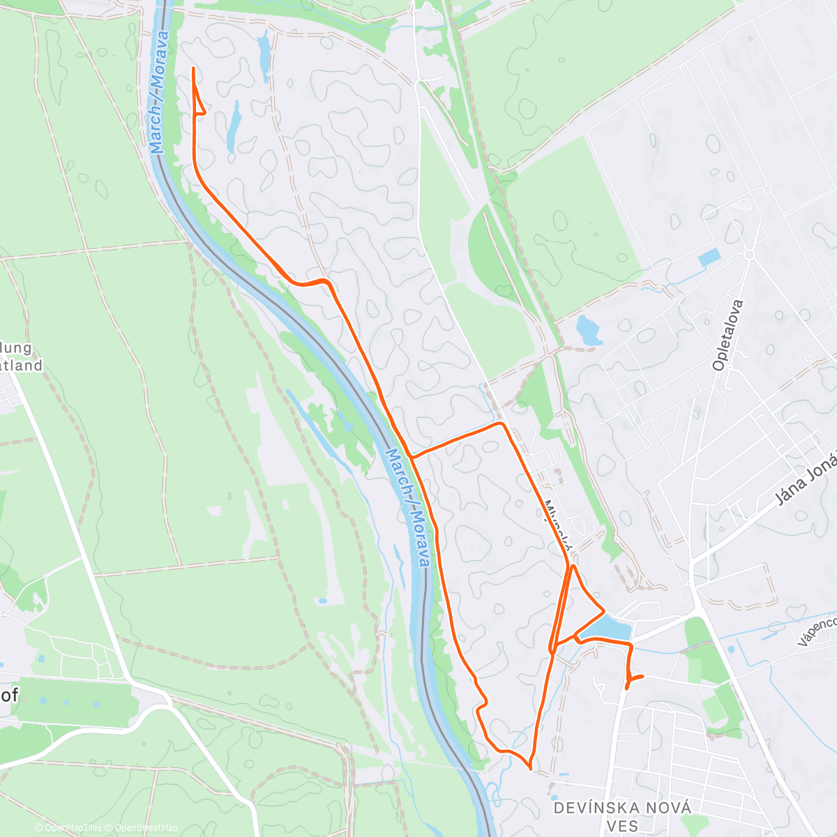 Map of the activity, S Evkou a Benym vyklusať koláčiky ❤️❤️😉