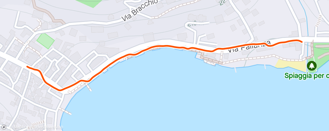 Map of the activity, Casa Della Capra