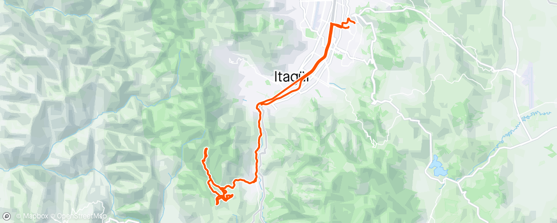 Map of the activity, Mirador del nevado + senderos