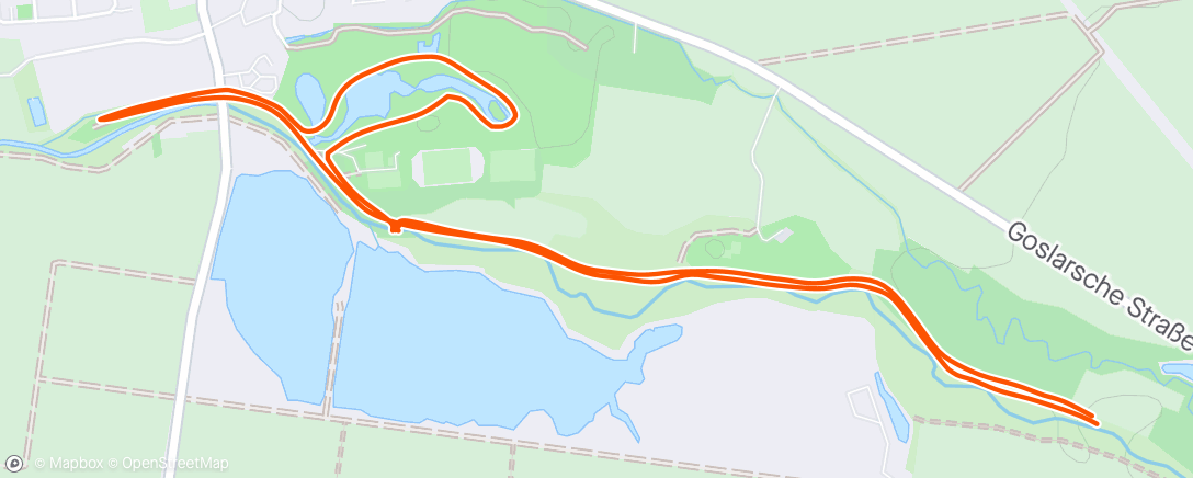 Mapa de la actividad, Spaziergang am Nachmittag