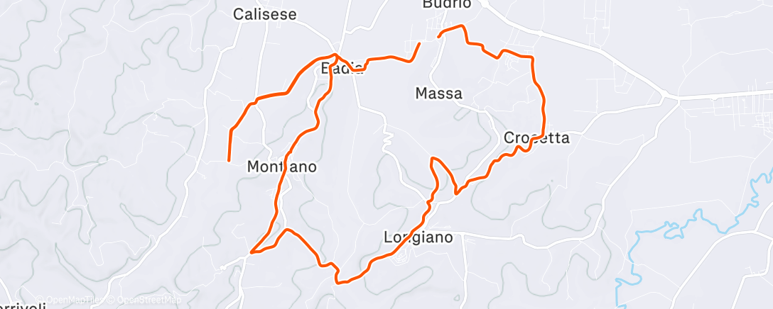 Map of the activity, #922 spurgo in corso