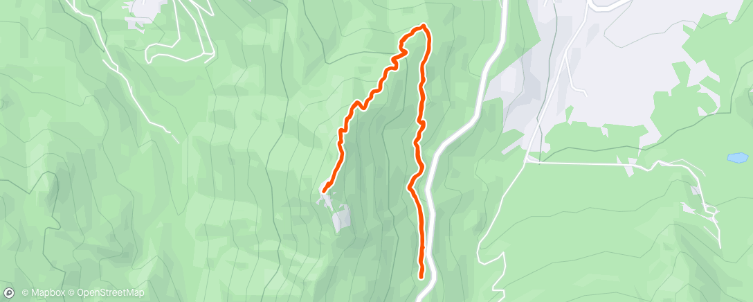 Map of the activity, Lilly mountain