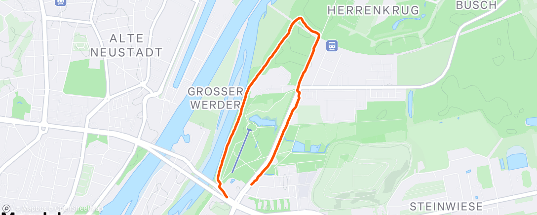 Map of the activity, ...gegen den Schweinehund 😎