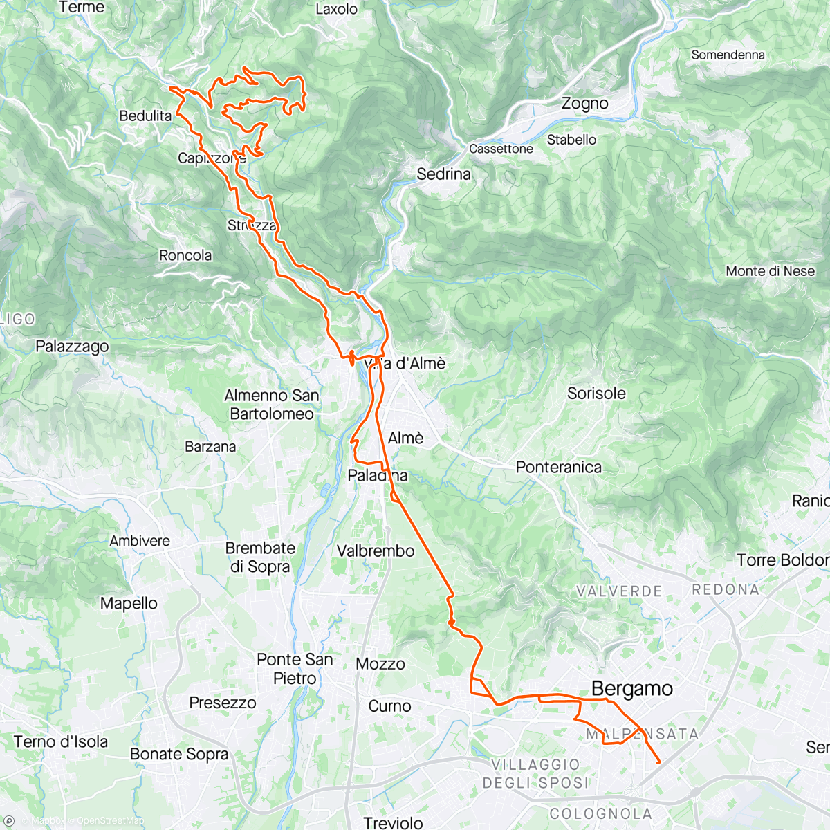 Karte der Aktivität „MTB Ceresola off-road 😍”