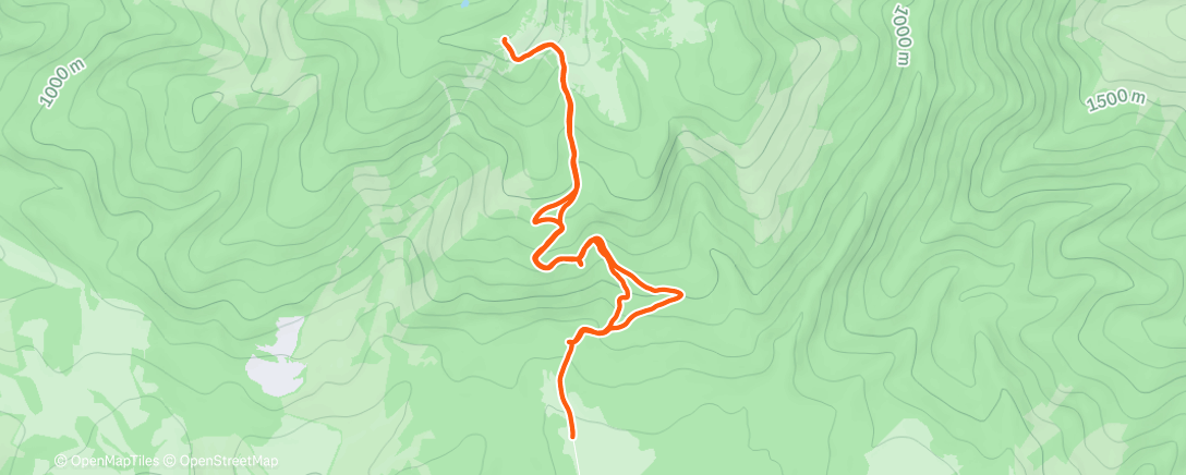 Карта физической активности (Afternoon Hike)