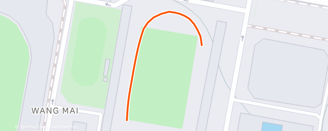 Map of the activity, Morning Run