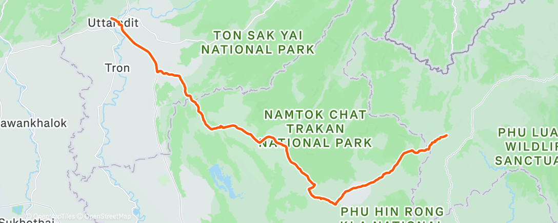 Карта физической активности (朝のライド)