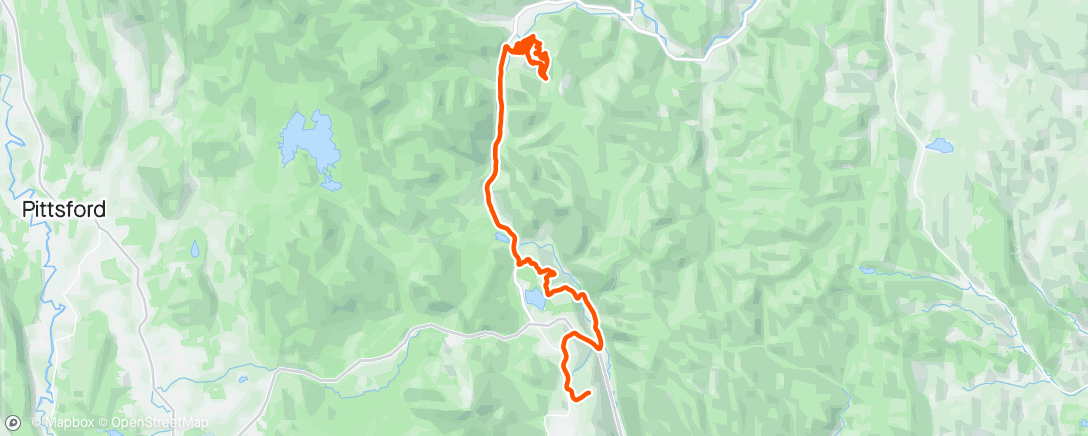 Map of the activity, Hardtail heaven
