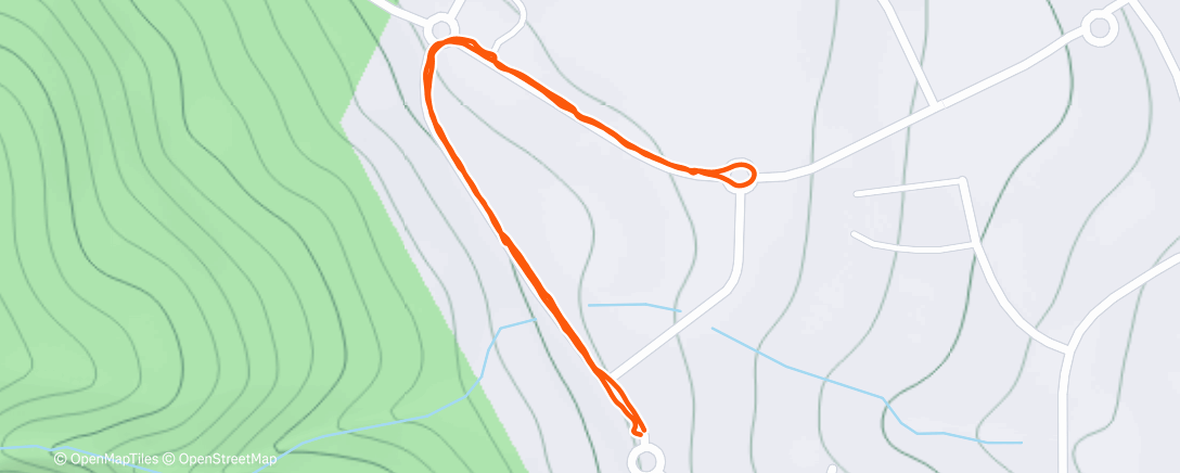 Map of the activity, Afternoon Walk