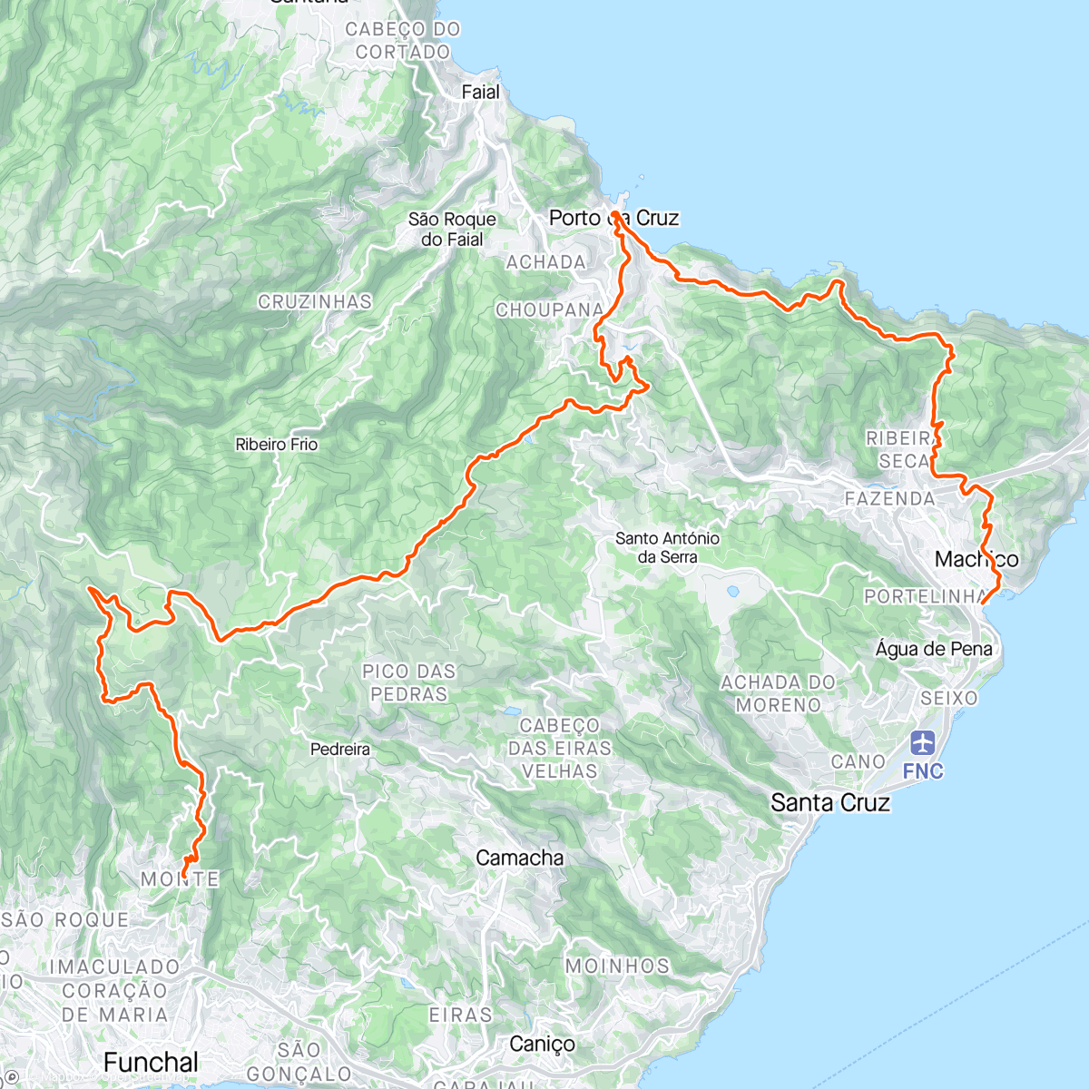 Map of the activity, Miut 42 km 2024