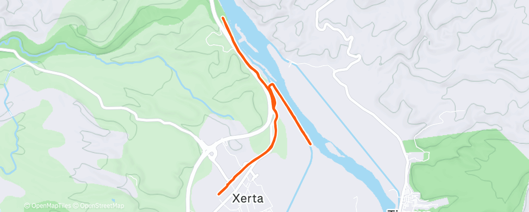 Map of the activity, Rodaje z2 🌧️☂️🚳