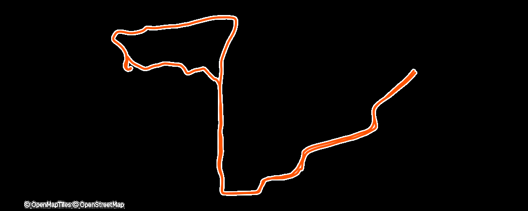 Map of the activity, Walk with the CREW