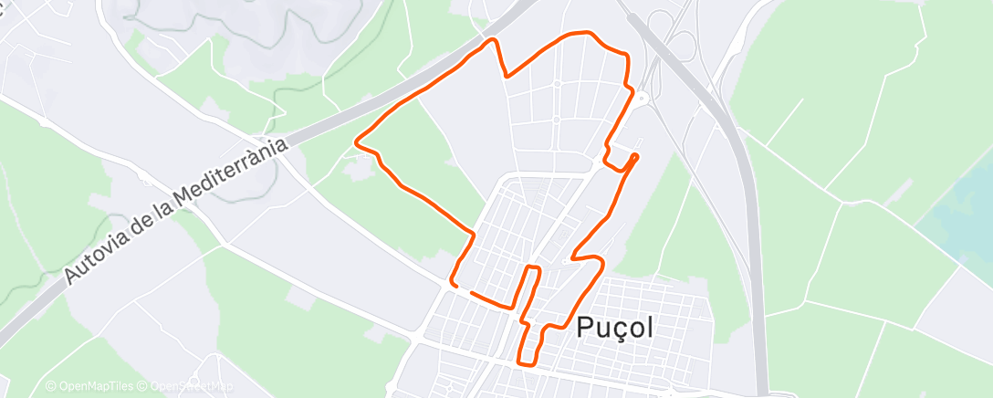Map of the activity, 20 🎯MM🇵🇹-🇩🇪
45’ Trote y recuperando espalda 👍👌