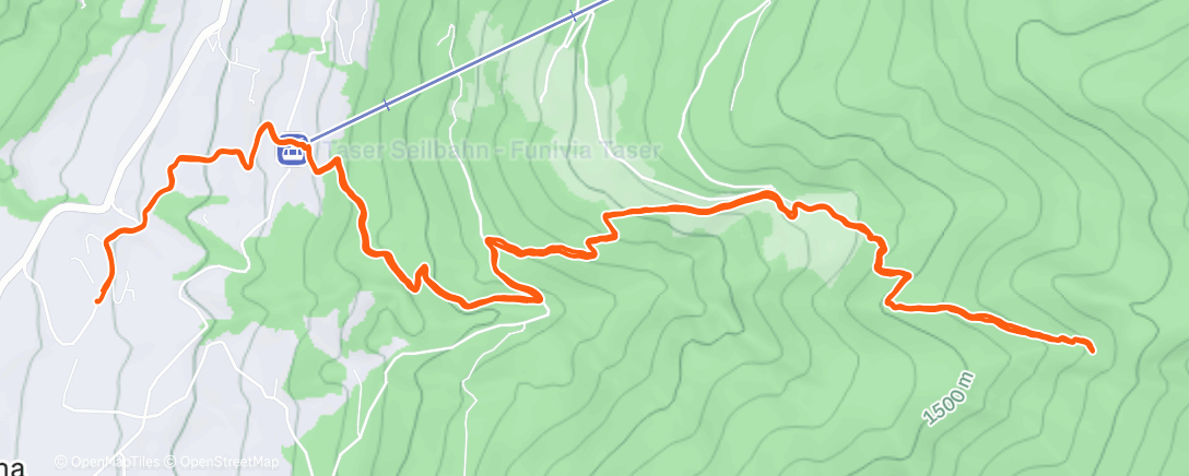Карта физической активности (Taunustaler Xmas Hm Battle - Südtirol Tag 3)