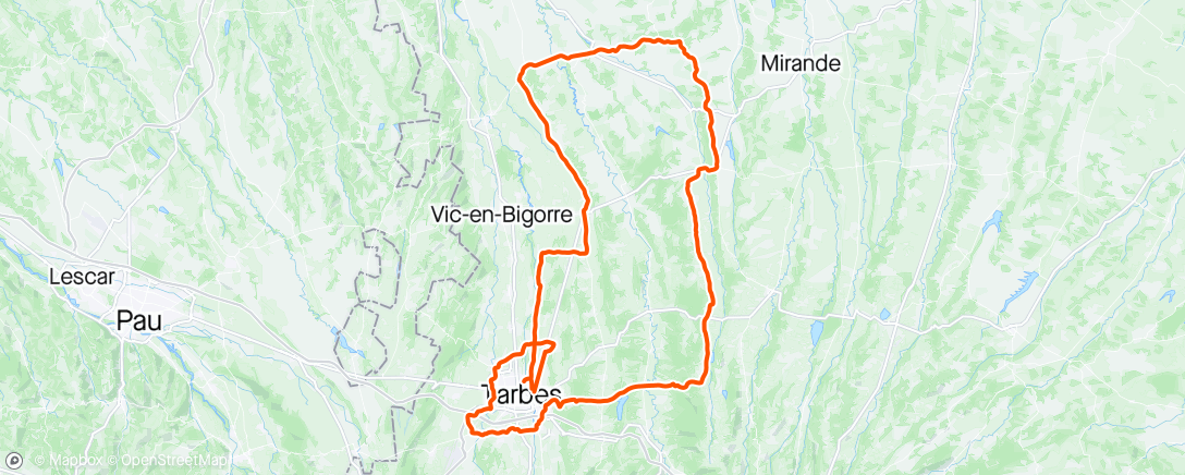 Map of the activity, Vélo dans l'après-midi club Édelweiss