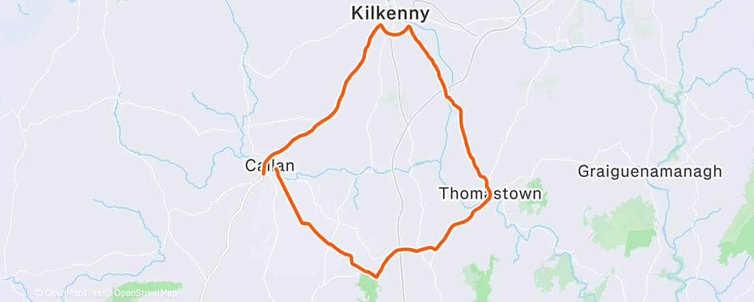 Карта физической активности (Morning Ride)