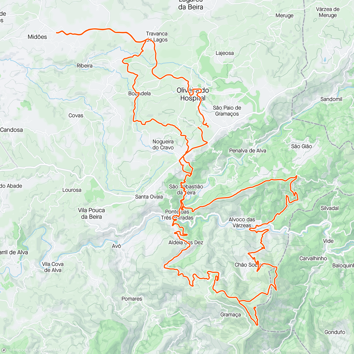Map of the activity, ⛰️🌞😍