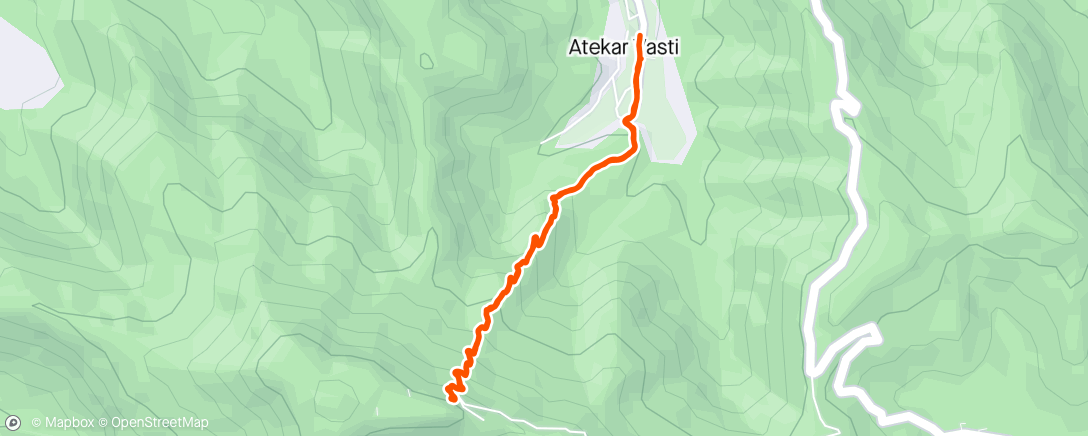 Map of the activity, Sinhagad Hike