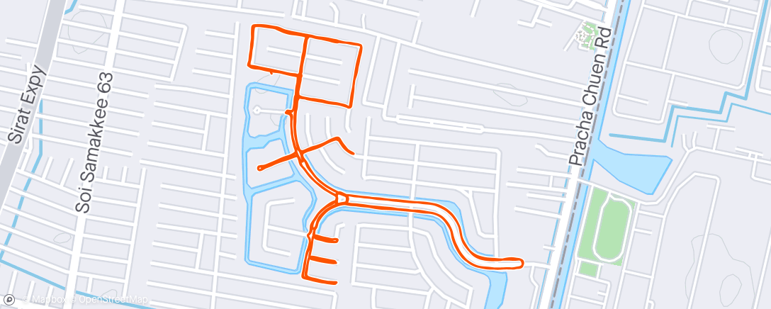 Carte de l'activité Morning Run