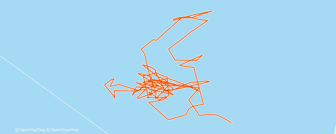 Map of the activity, Ocean Beach