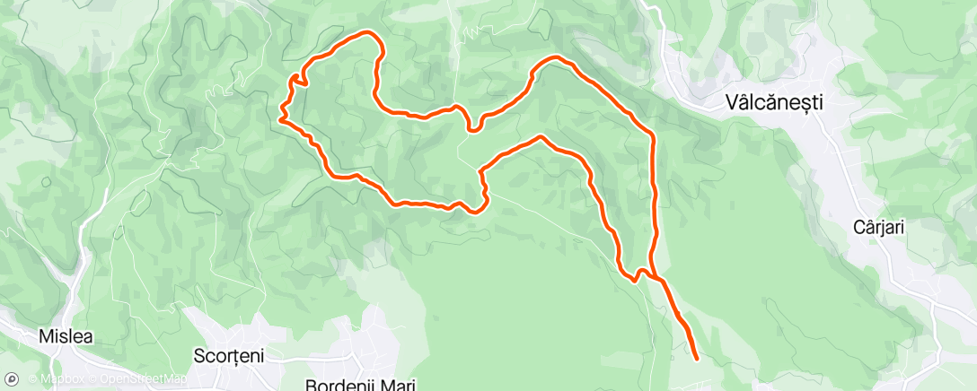 Map of the activity, Goruna Trail Run