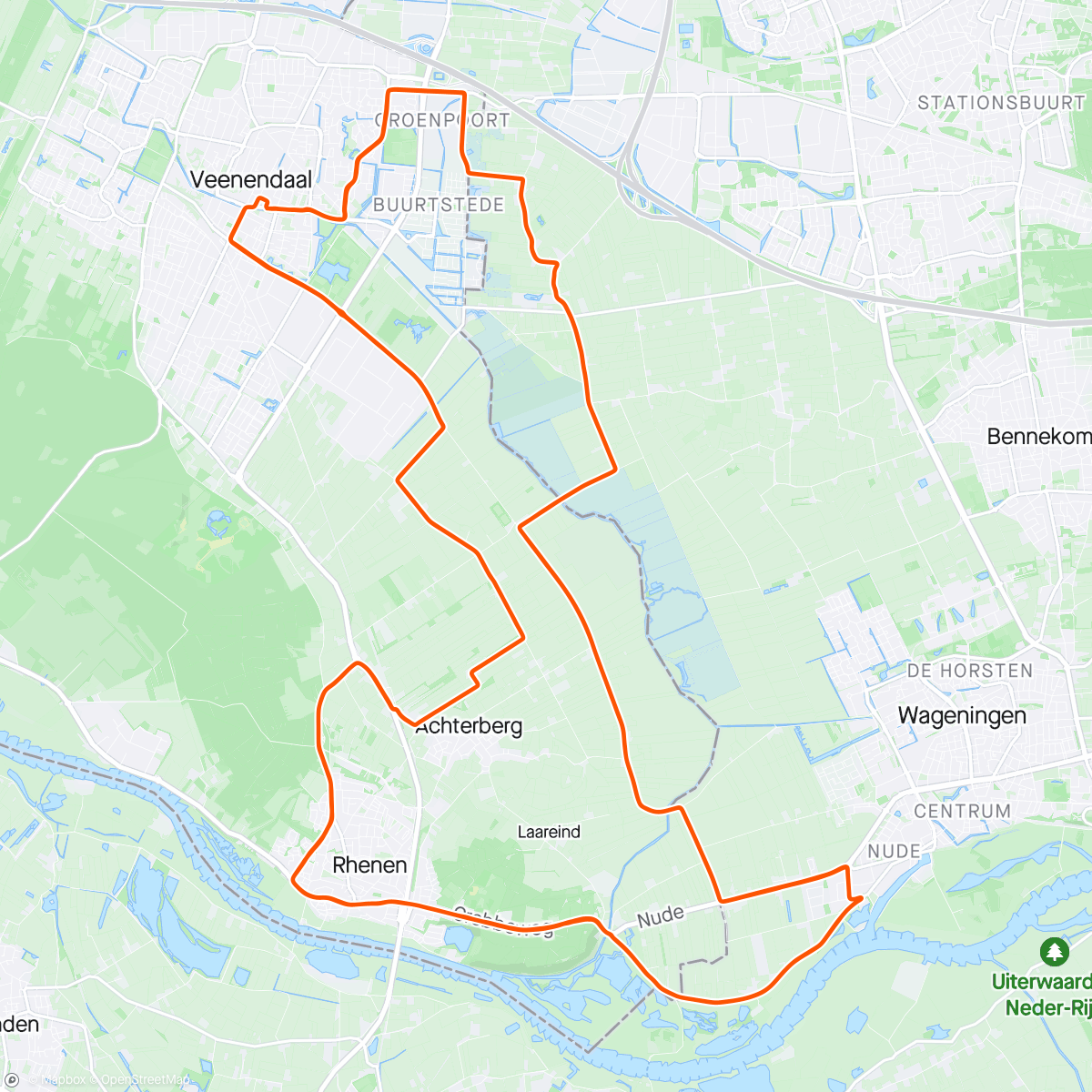 Map of the activity, Veenendaal - Veenendaal 🏆