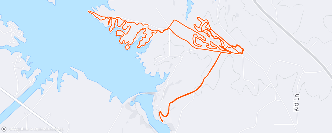 Map of the activity, I might be just a tiny bit of a mountain biker.