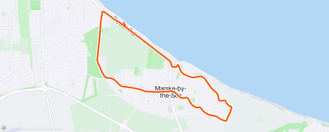 Map of the activity, Lovely Afternoon Run with the girls