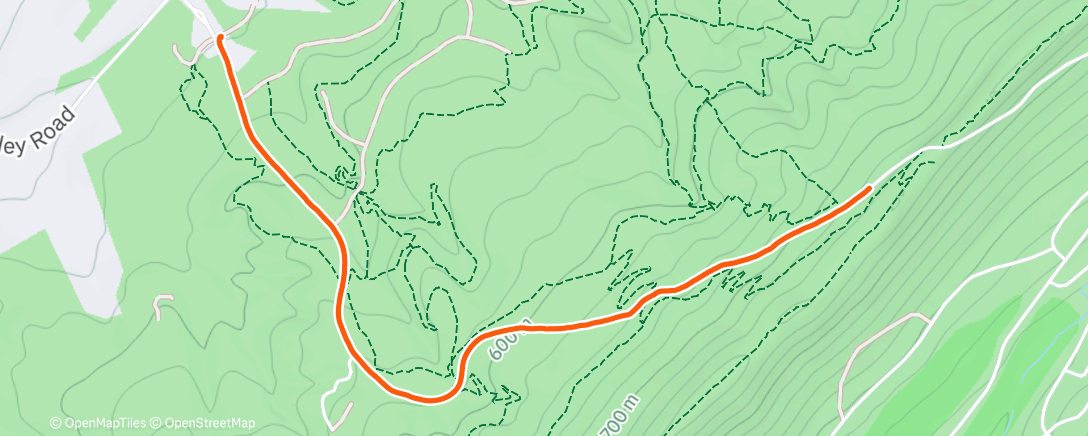 Map of the activity, Afternoon Mountain Bike Ride