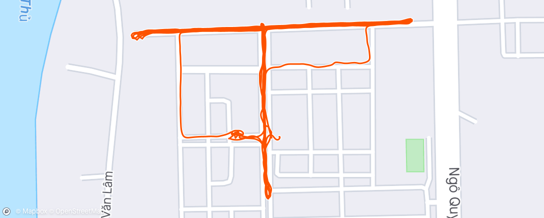 Map of the activity, Morning Walk