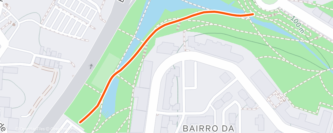 Map of the activity, Evening Walk