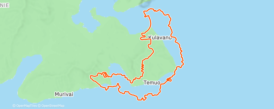 Map of the activity, Zwift - Back to Basics on Tides and Temples in Watopia