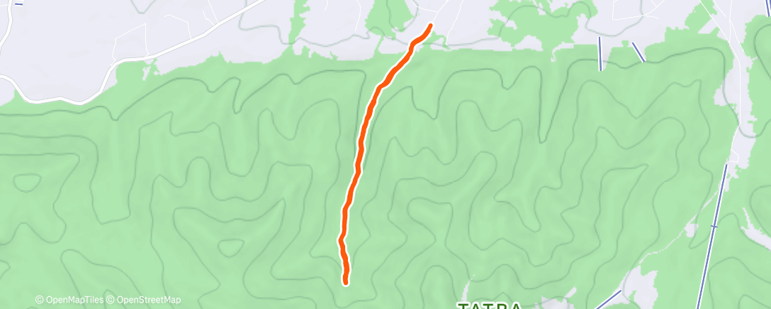 Карта физической активности (Tatry -  Strążyska)