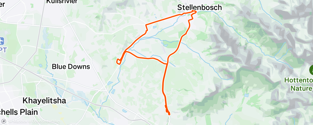 Map of the activity, Morning Ride