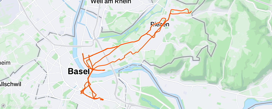 Mapa da atividade, Zerscht ufs Mäiebüehl und denn nümm so vill los bi Gourmet