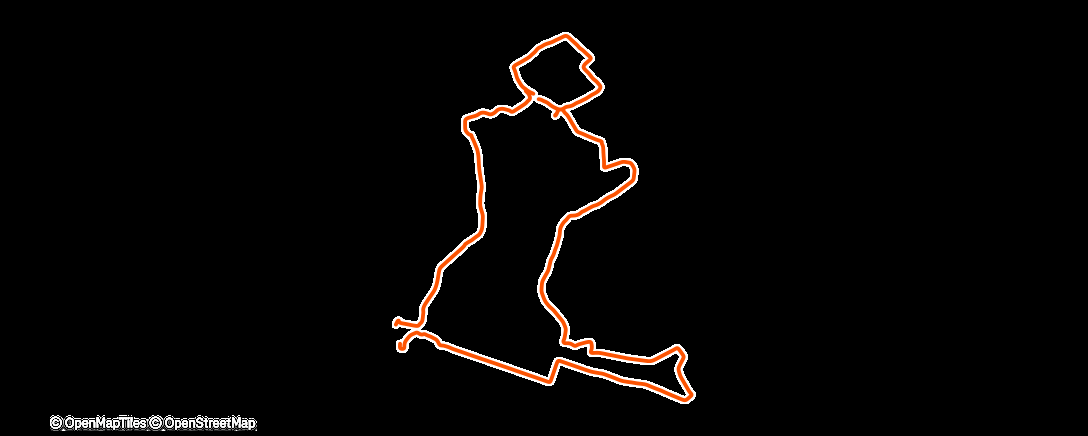 Mappa dell'attività Afternoon Ride