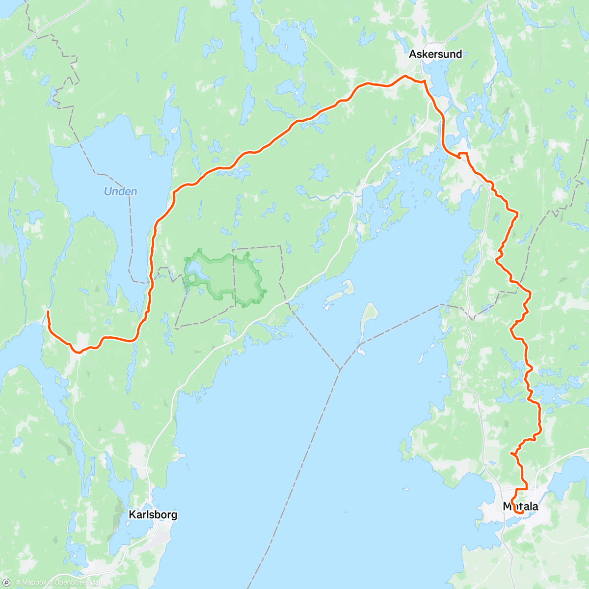 Map of the activity, 🚴🏼‍♂️🇨🇭2🇸🇪 Etappe 19