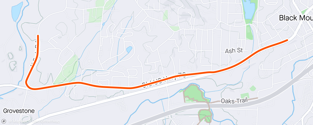 Map of the activity, Afternoon Ride