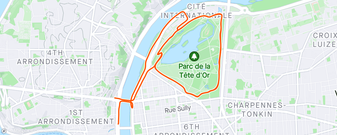 「2 tours de parc」活動的地圖