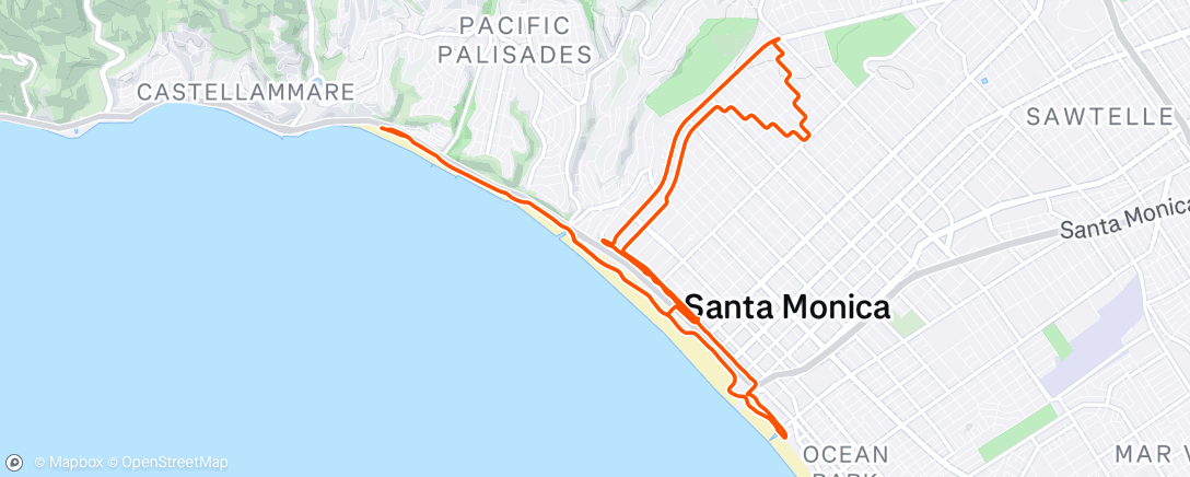 Peta aktivitas, Morning Run