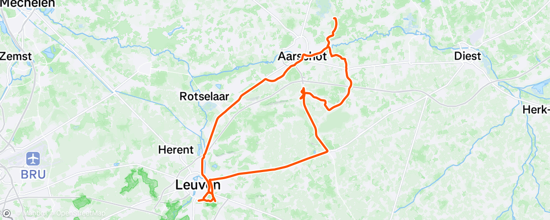 Map of the activity, #warm