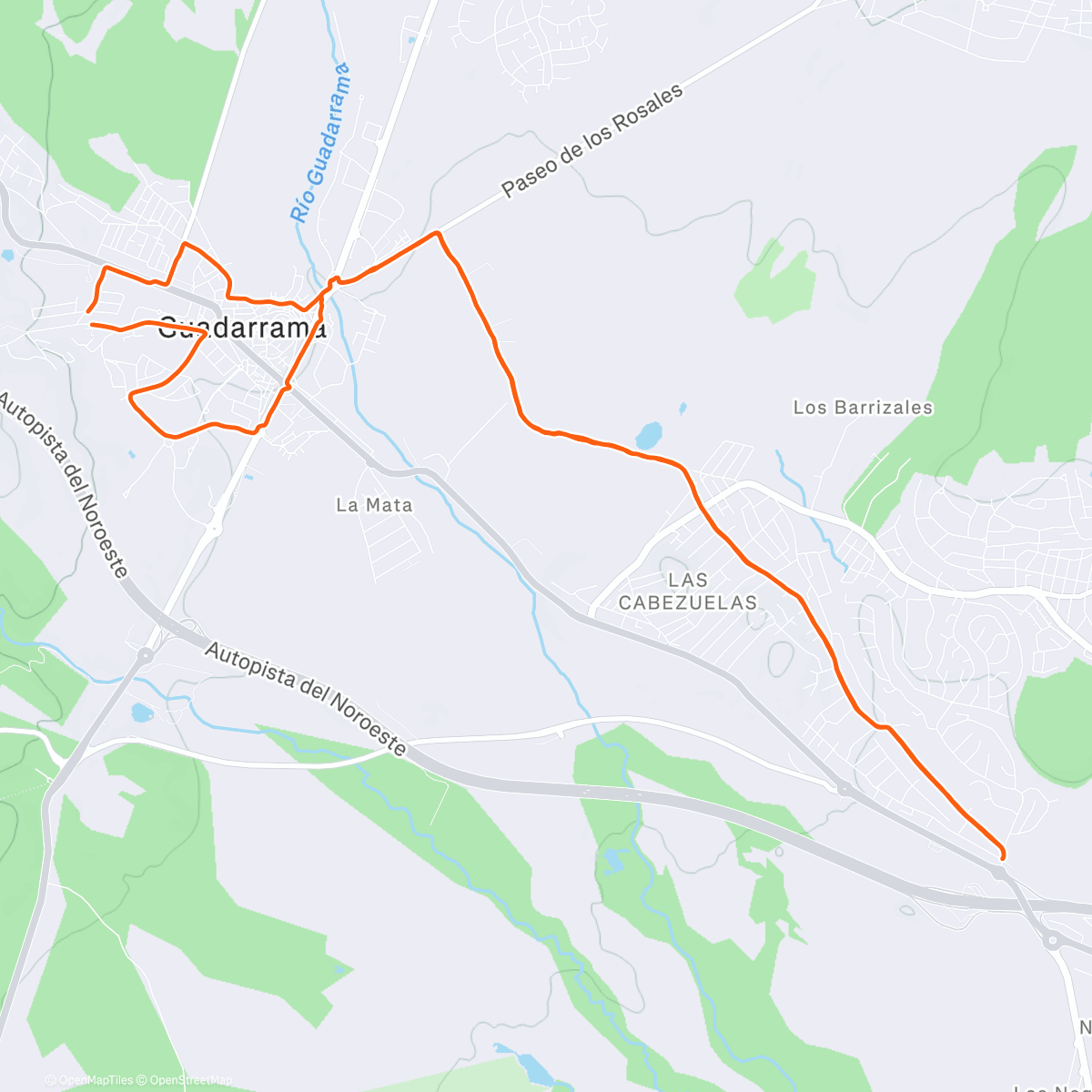 Map of the activity, Long Run 🏠🇪🇸 2nd stop