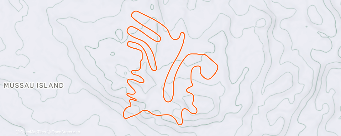 Карта физической активности (TrainingPeaks Virtual - Easy Hill Climb Lap)