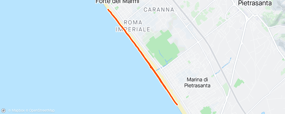 Map of the activity, Spiaggia