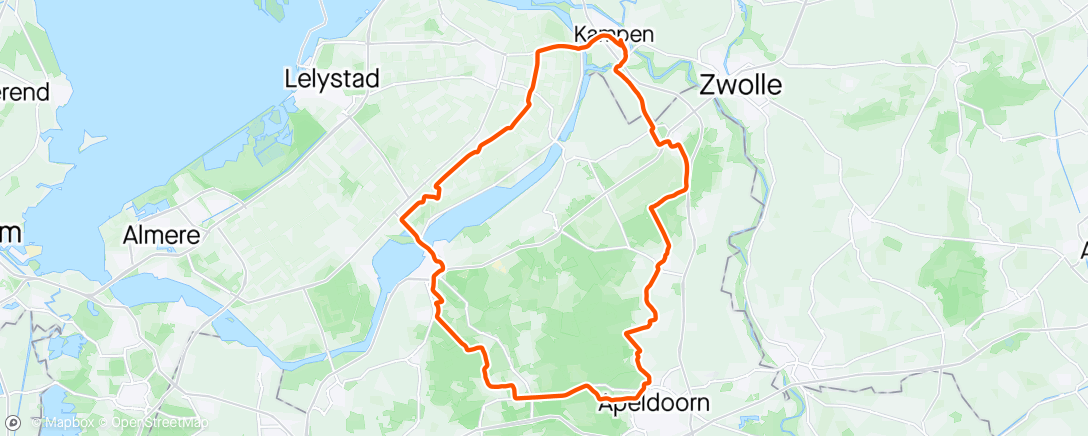 Map of the activity, Route anders dan anders