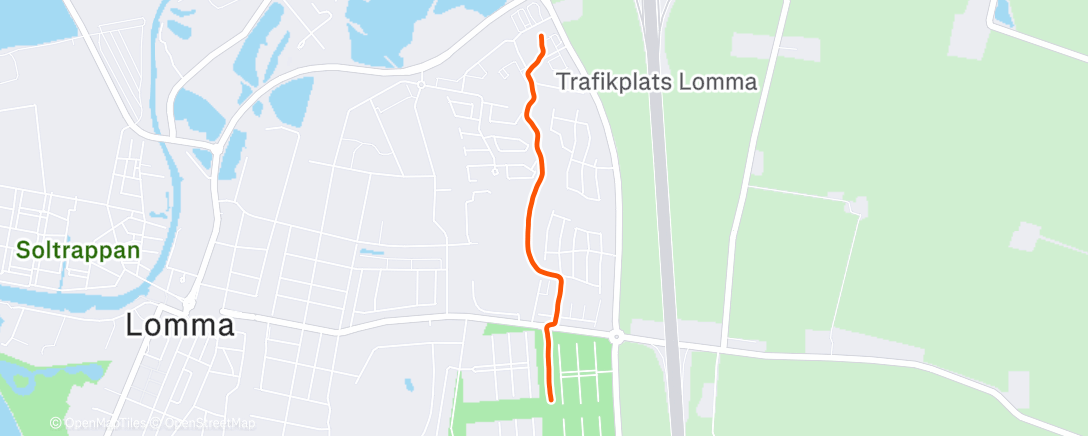 Карта физической активности (Morning Run)