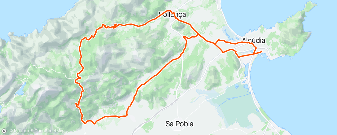Map of the activity, Mallorca Ride