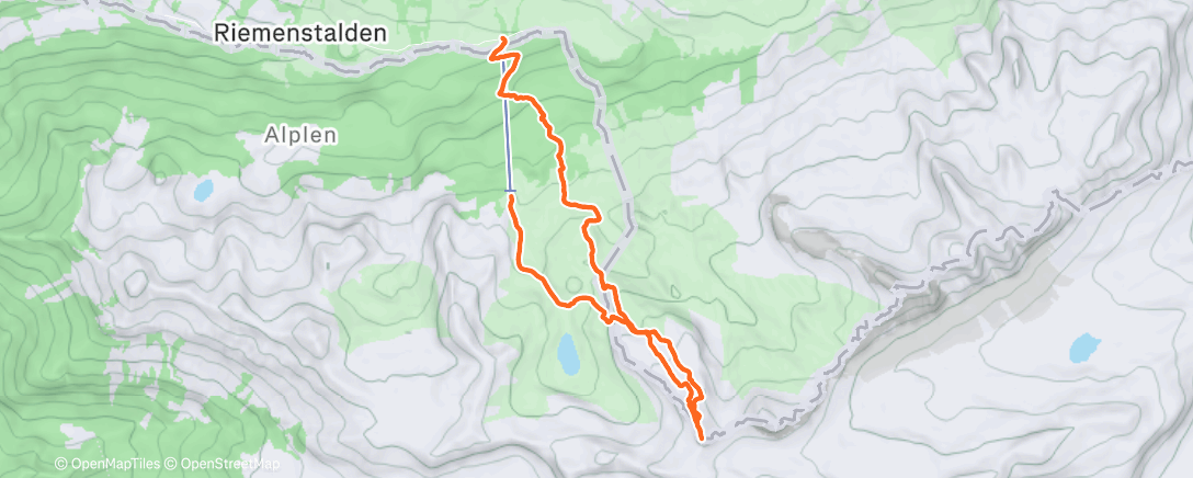 Map of the activity, Rossstock