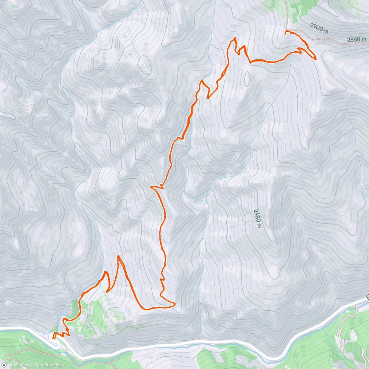 Map of the activity, Mill B North - Big Cottonwood Canyon!